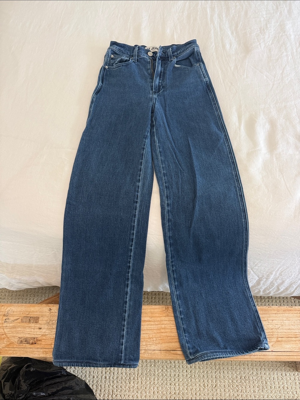 Le Jean High-Rise Wide Leg Women’s Jeans - Dark Blue